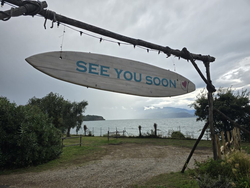 Image of a sign saying 'see you soon'