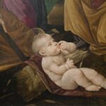 Image of a painting of a cherub