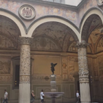 Image of courtyard with fountain