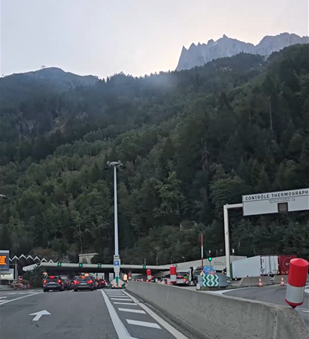 Image showing the entrance to the Mont Blanc Tunnel